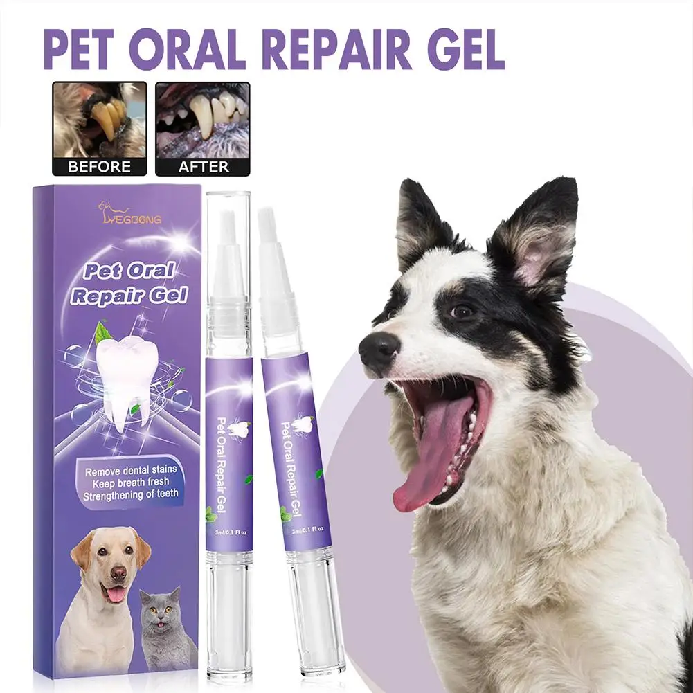

1/2Pcs Gel For Pet Oral Repair Pet Health Care Cleaning Pet Toothpaste Supply Remove Bad Breath Natural Ingredients Keep He S5K1