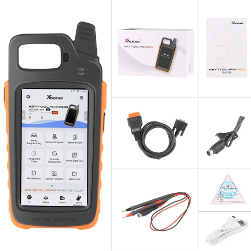 

Xhorse VVDI Key Tool Max PRO Combines VVDI Key Tool Max and Mini OBD Tool Function For CAN FD and Immobilizer Programming