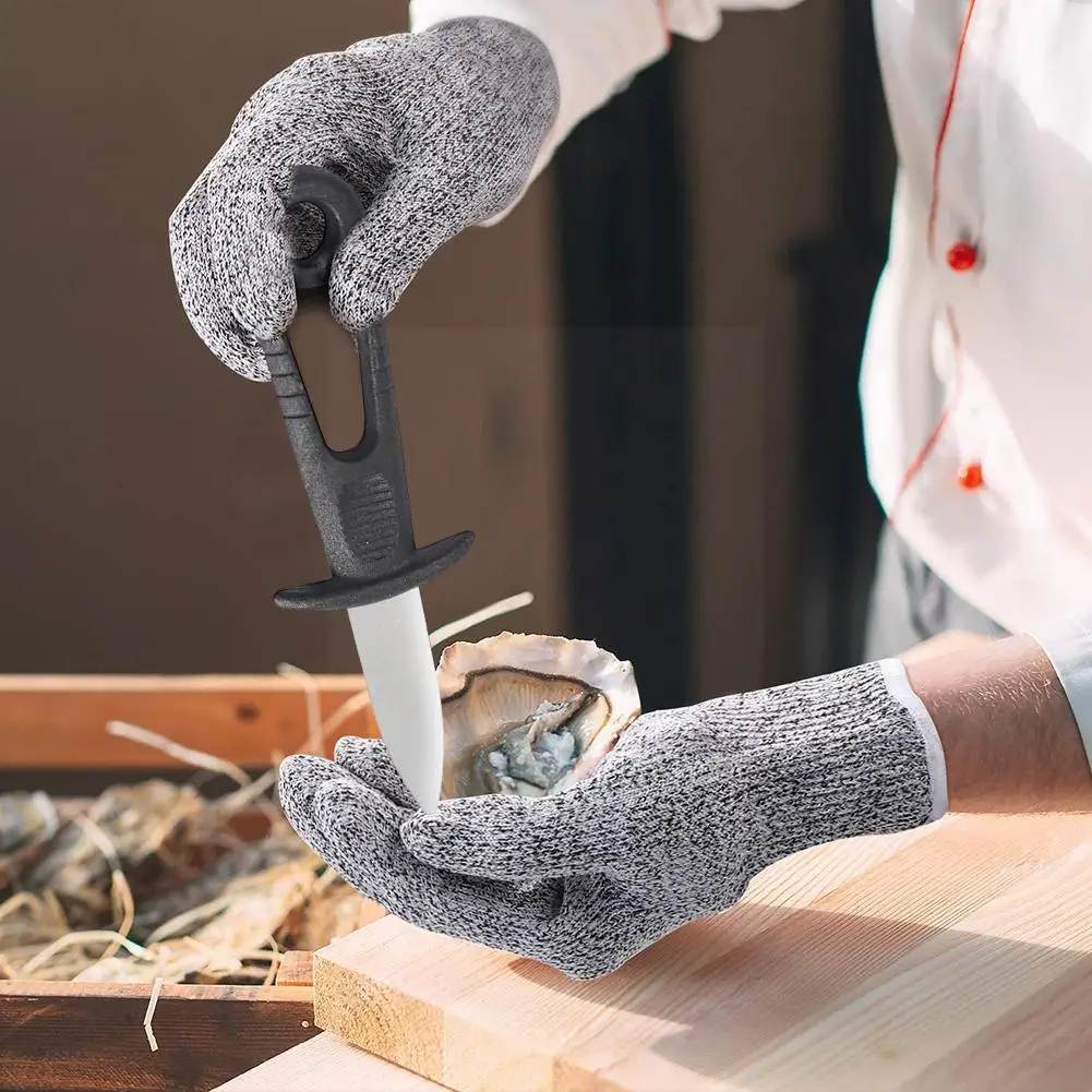 

Portable Steel Seafood Scallop Pry Knife With Wooden Sharp-edged Shell Seafood Handle Opener Shucker Knives Oyster P5W3