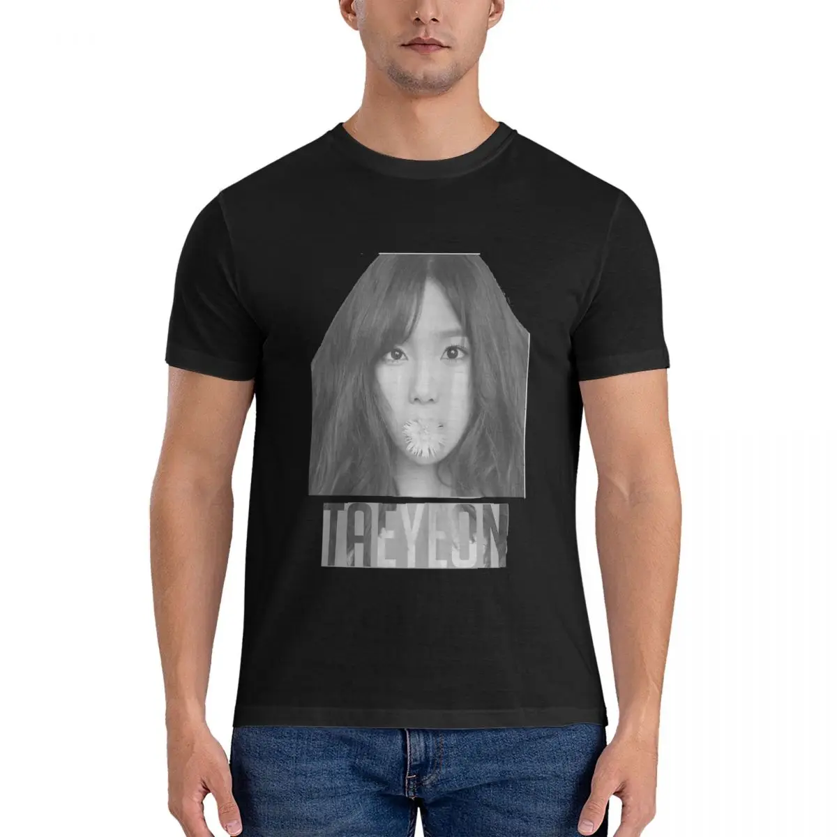 ProKnockout11 футболка мужская Taeyeon INVU забавные хлопковые футболки с круглым вырезом