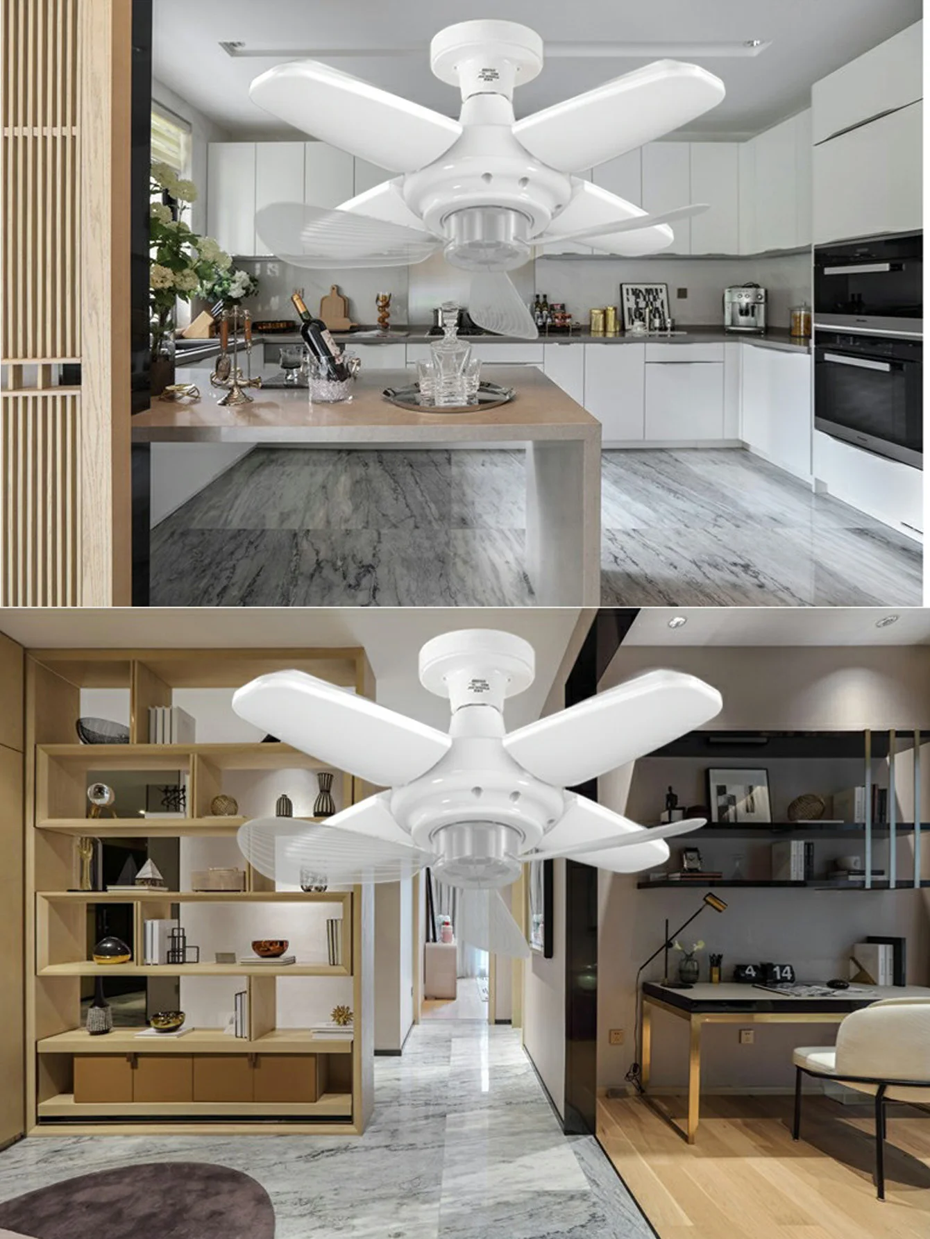 Белый Настенный Вентилятор E27 легко собирается и чистится подходит для гостиной