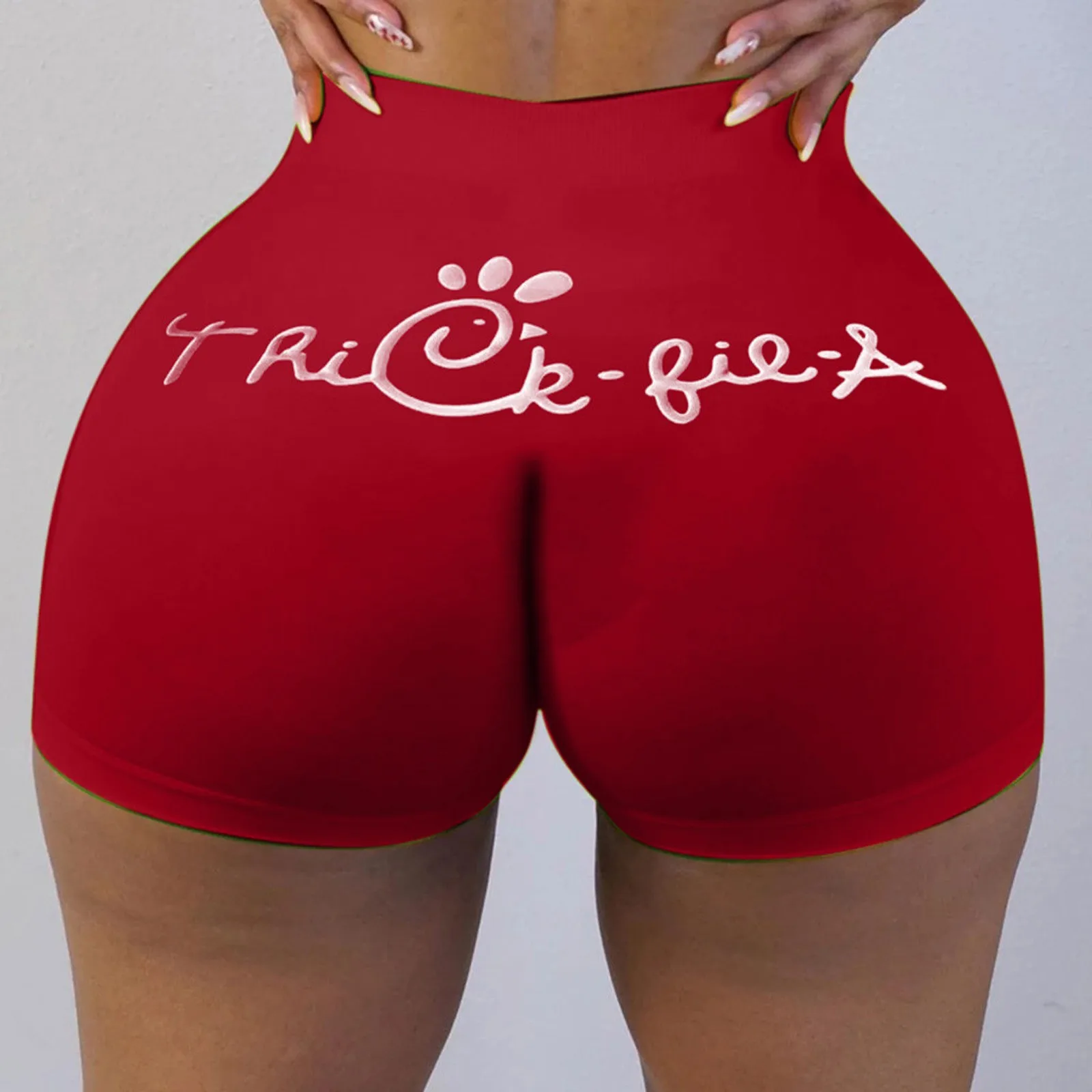 

Women Shorts Letters Print Clubwear Homewear Summer Elasticated Seamless Fitness Leggings Push Up Gym Training Gym Tights Short