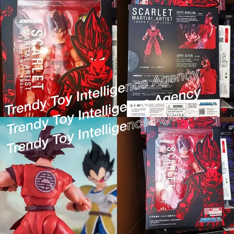 Фото Фигурка Demoniacal Fit Dragon Ball SHF Сон Гоку Каё Кен, Алый Мастер боевых искусств, уровень силы 16000, аниме-фигурка, игрушка №1
