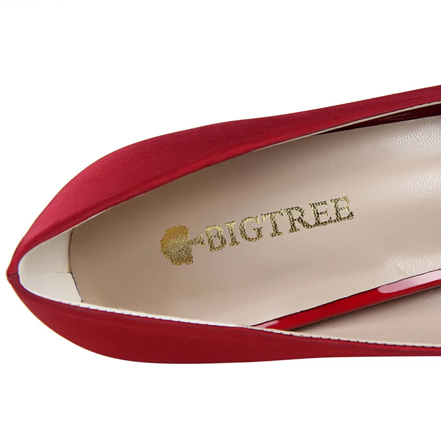 Женские Шелковые Туфли-лодочки С Острым Носком На Металлическом Каблуке Высотой