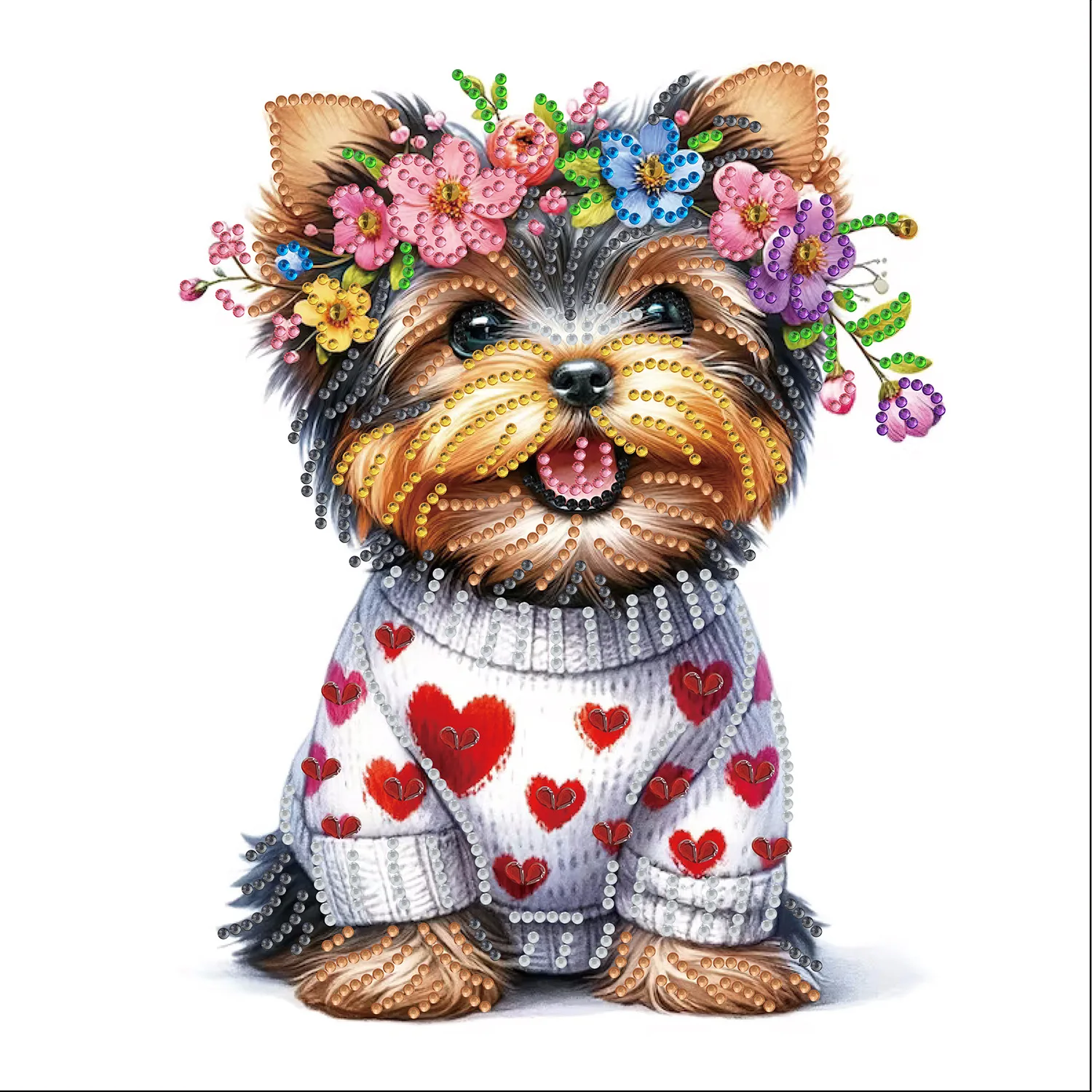 GATYZTORY Алмазная вышивка 5D сделай сам собака крестиком ручная работа Подарочный