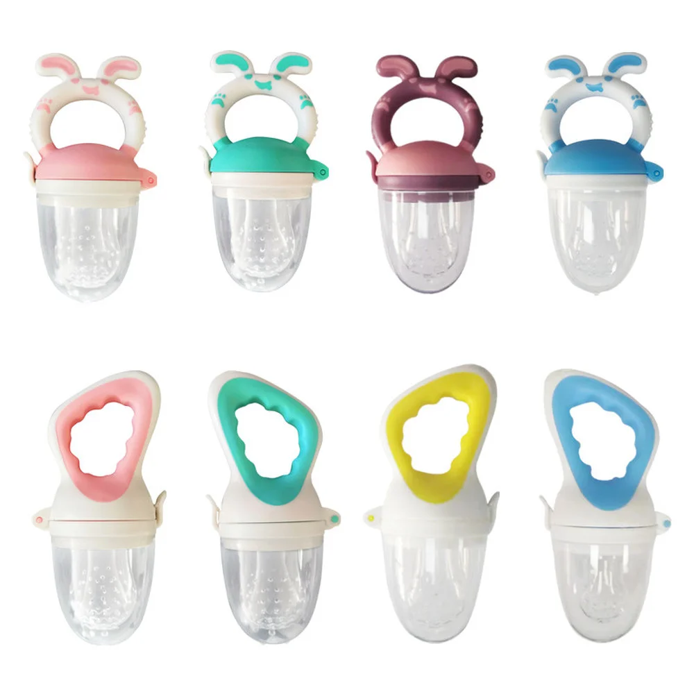 

Rabbit Ear Handle Baby Pacifier Bottle Feeder for Infant Toddler Feeding Fresh Fruit Juice Soother Nipple Teat Nibbler Care