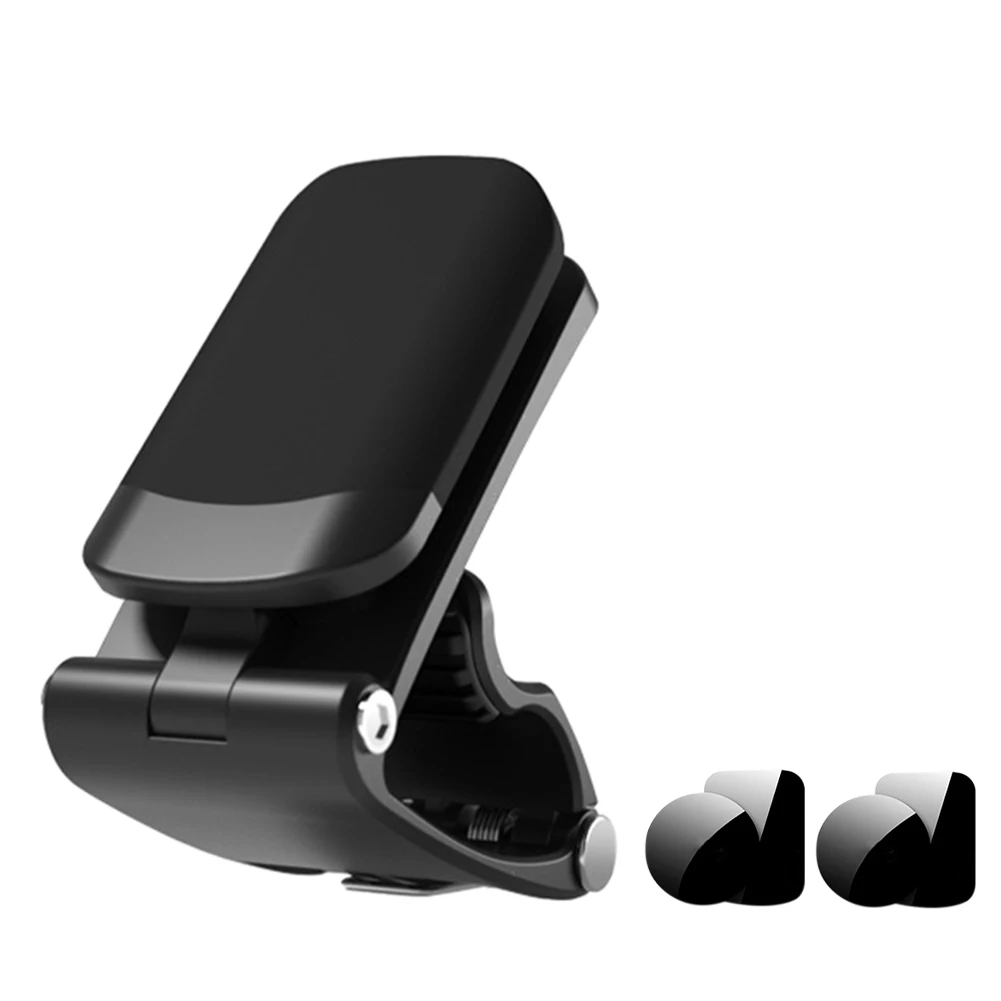 

Lightweight 360 Rotation Practical Anti-slip Noiseless Magnetic Car Phone Holder PC Universal Reusable Stand Mount L-type