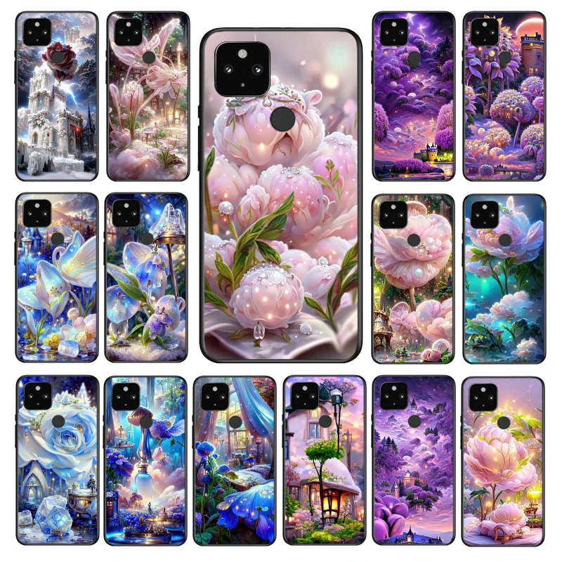

Nature Flower Peony Rose Phone Case for Google Pixel 7 Pro 7 6A 6 Pro 5A 4A 3A Pixel 4 XL Pixel 5 6 4 3 XL 3A XL 2 XL Funda