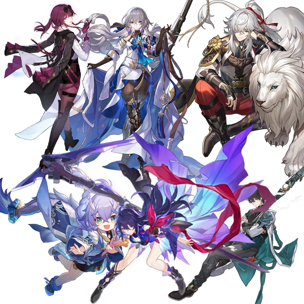 

Anime Figure Honkai:Star Rail Figures Dan Heng March 7th Kafka Himeko Acrylic Stand Model Desk Decor Collection Standing Game