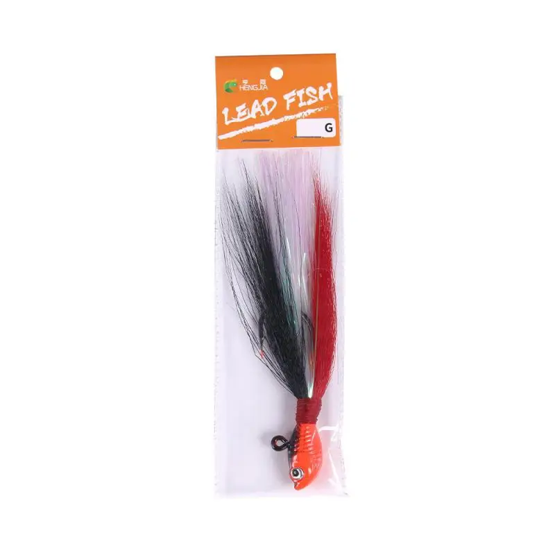 Приманки Bucktail 7 г 10 14 21 28 42 56 82 Металлический джиг-крючок Приманка для морской