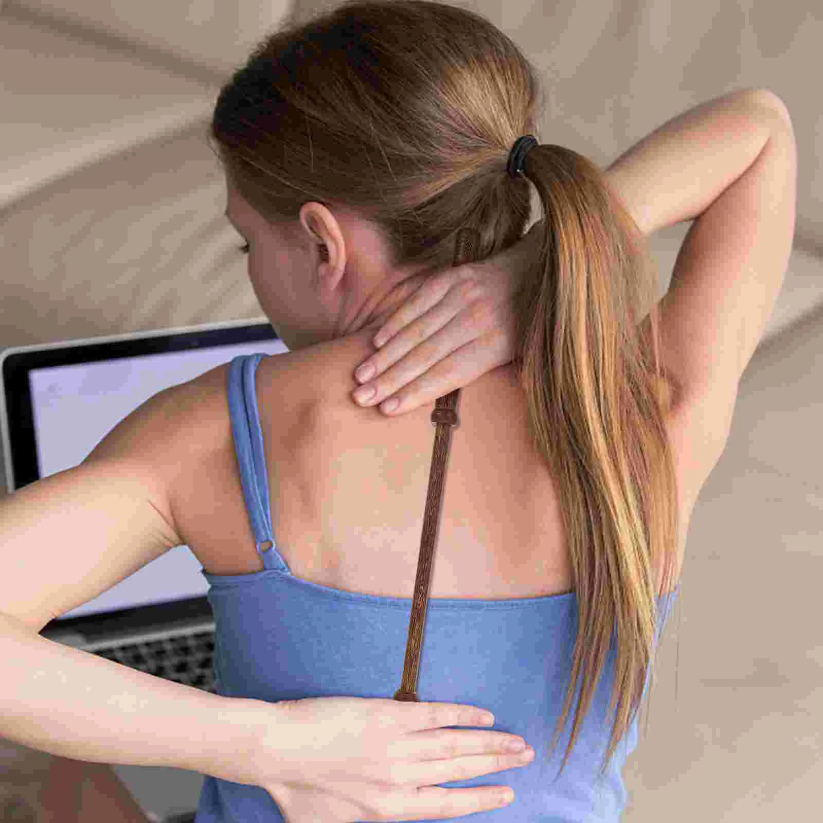 Скребок для маринованной спины взрослых автоматический ручной деревянный