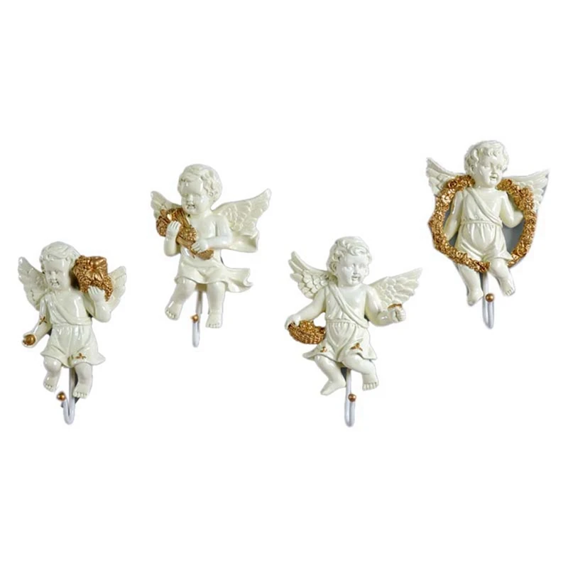 

Креативное украшение в виде ангела в европейском стиле, настенное украшение, крючок для ключей в Европейском стиле, Вешалка-держатель в вид...