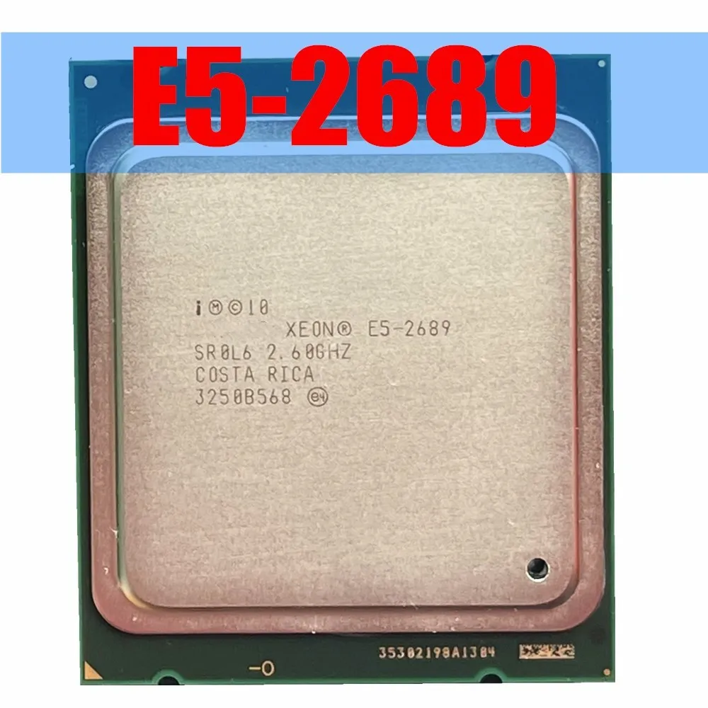 

Xeon E5 2689 LGA 2011 2.6GHz 8 Core 16 Threads CPU Processor E5-2689 Hay Vender