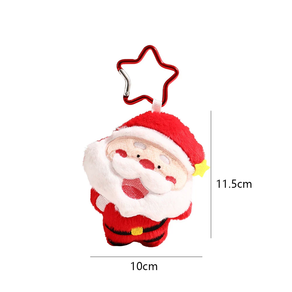Новый плюшевый кулон в виде рождественской елки рождественский брелок с
