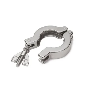 Вакуумный зажим KF 1016254050, санитарный зажим из нержавеющей стали SUS 304, с кронштейном или без + уплотнительное кольцо FKM