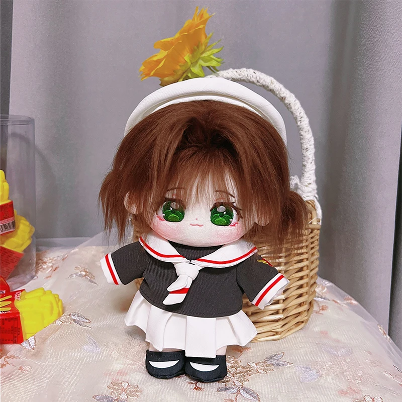 

20 см аниме-карточка Captor Sakura Kinomoto Sakura Tomoyo Daidoji Милая Мягкая Плюшевая Кукла Плюшевая меняющая одежду наряд подарок