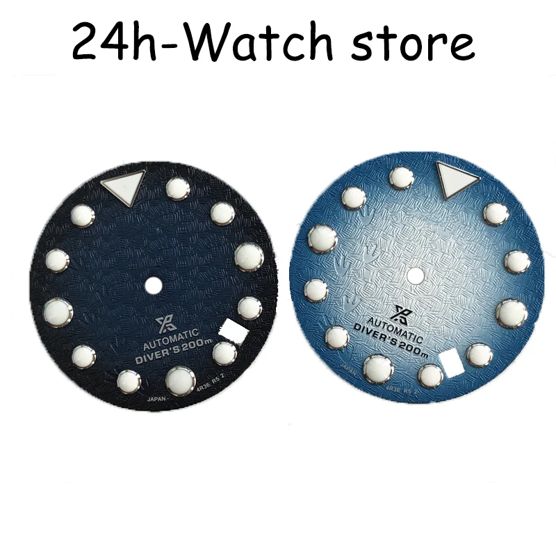 Watch modified accessories 28.5mm nh36 dial, suitable for assembling Japan nh35 movement Watch nh36 case Japan 4R36 Save the oce