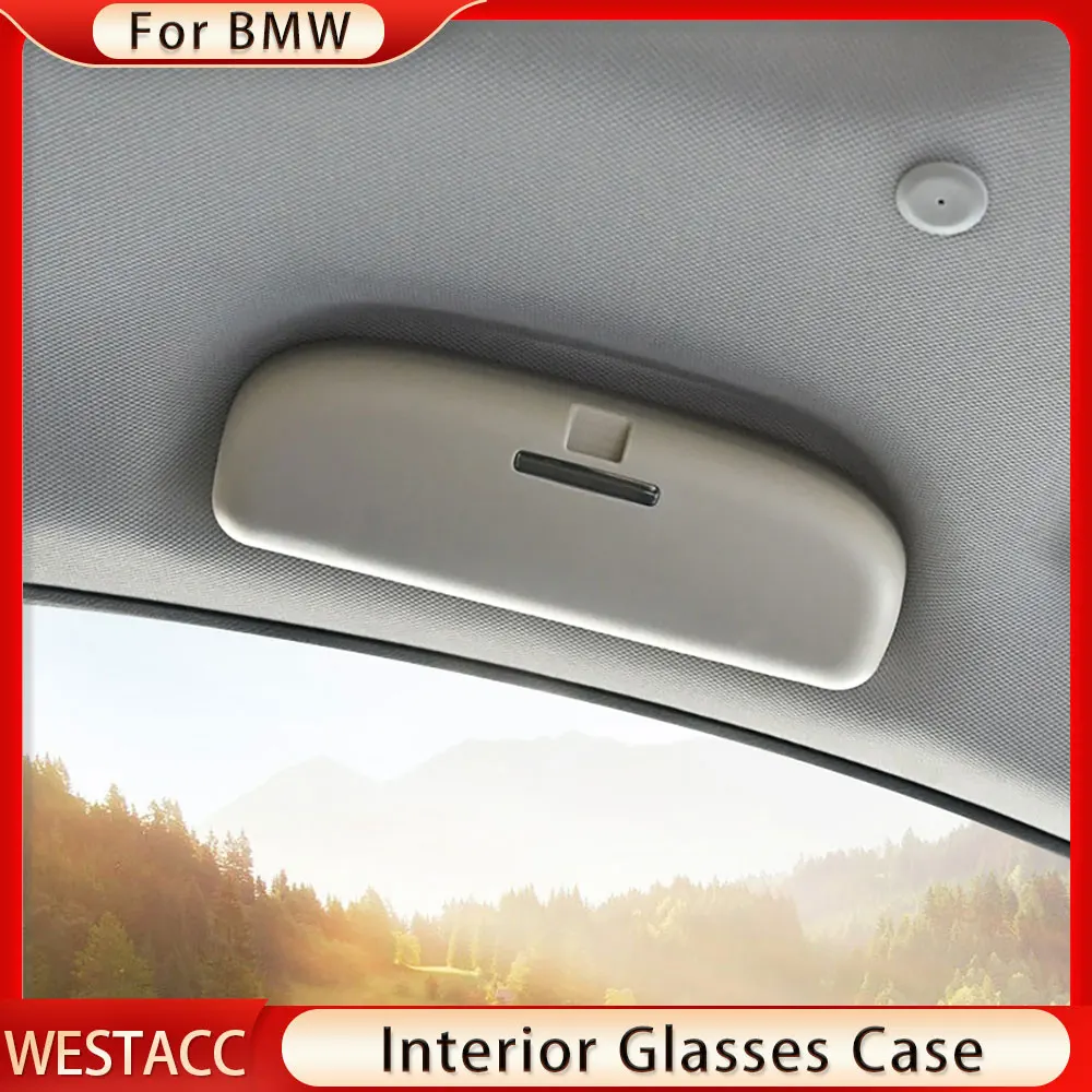 Car Glasses Case Sun Glasses Holder Sunglasses Box for BMW 5 Series E39 F11 G31 2011 - 2018 Storage Box Accessories