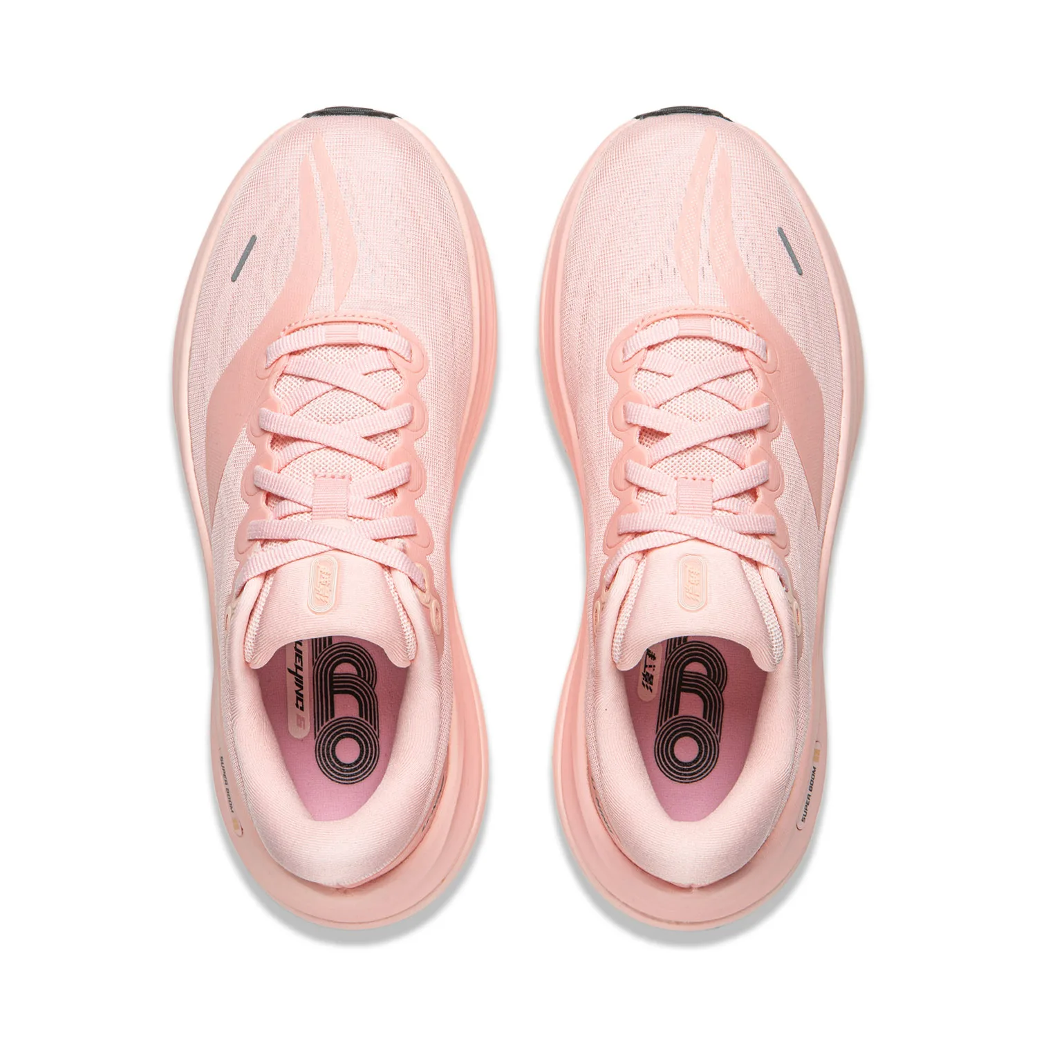 Женские кроссовки Li-Ning YUEYING 6 PRO с оптимизированной амортизацией и широким носком SUPER BOOM, светоотражающие, ARHW016 (art.: 3920db201b097) - 3920db201b097