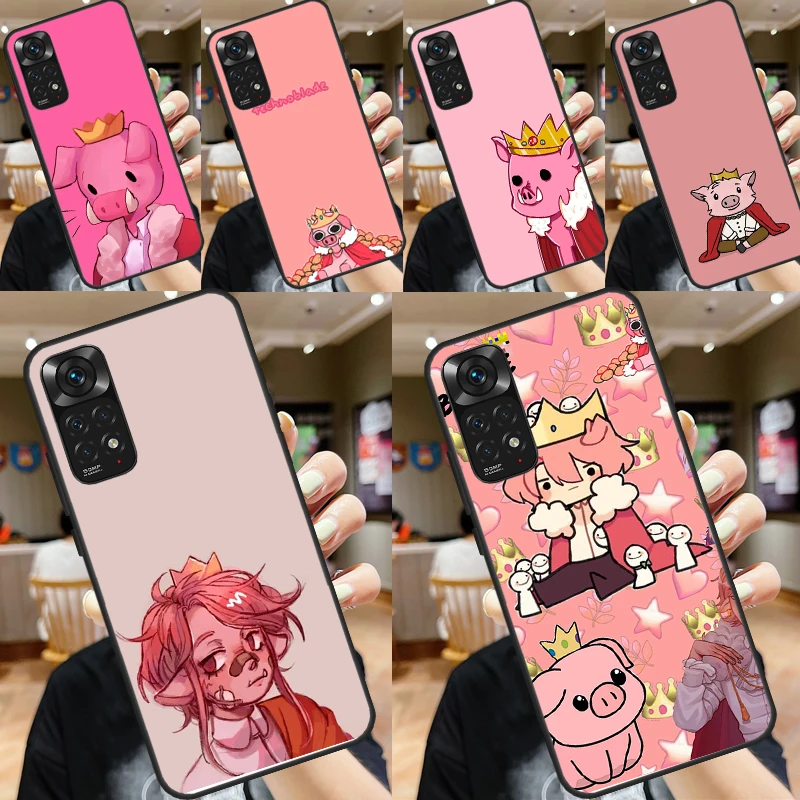 Чехол Technoblade с изображением бога крови для Xiaomi Redmi Note 12 8 9 10 11 Pro Note 12S 11S 10S 9S Redmi 10C 10A 9C 12C, чехол