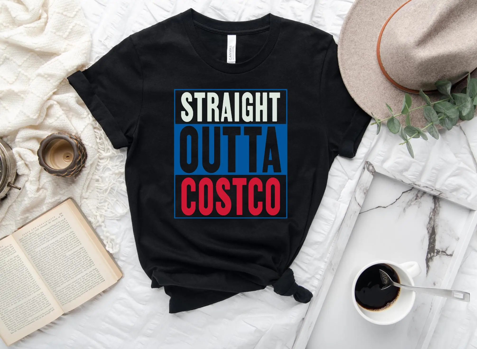 Футболка Straight Outta Costco Lover Fan Apparel Club Humor Punny