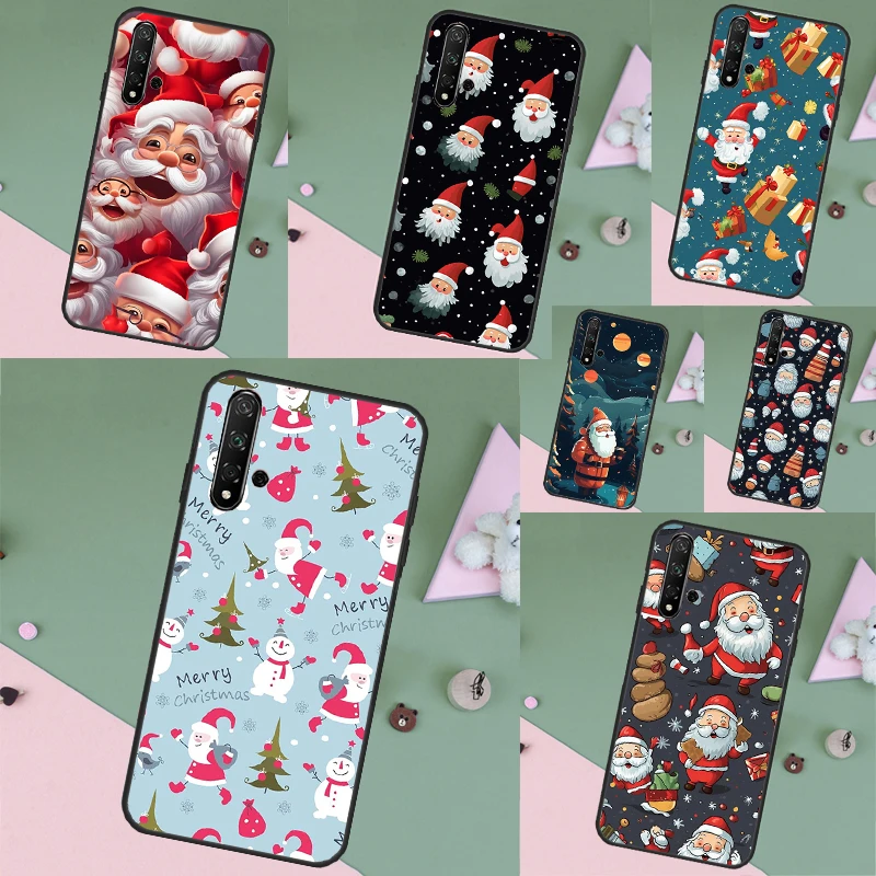 Рождественский чехол с Санта Клаусом для Huawei Nova 5T 10 9 SE 7i 8i 11i Y60 Y61 Y70 Y90 P20 P40 P30 Lite P60 Pro