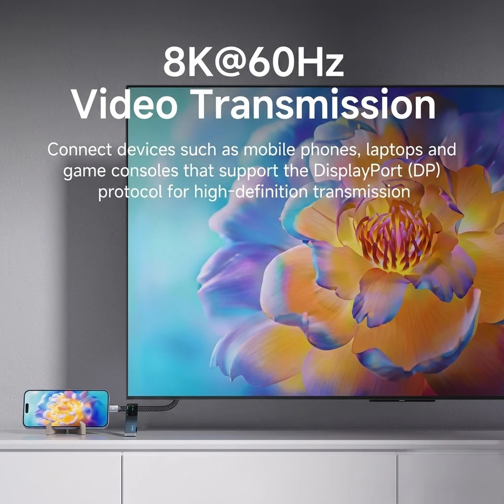 Новый короткий кабель USB-C - USB-C с полным набором функций, USB4, 80 Гбитс, 8K, PD 240 Вт, для Thunderbolt 45, iPhone, ноутбуков, SSD (art.: 3920dbc0fa888) - 3920dbc0fa888