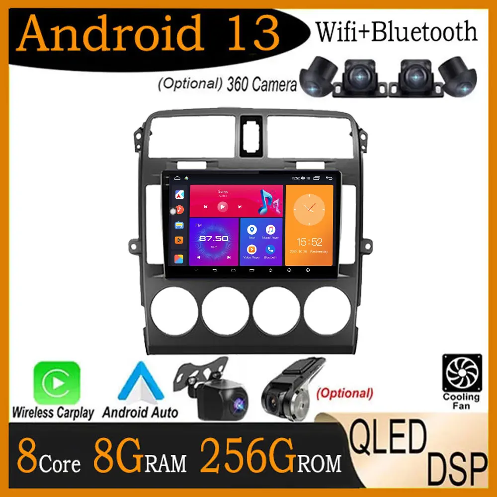 

9" Android 13 DSP QLED / IPS Car Radio For Kia Carnival UP GQ 2002 - 2006 AI Voice Multimedia Video Player Auto Carplay Navi GPS