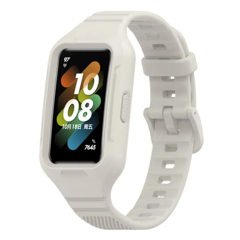 Ремешок силиконовый для Huawei Band 7/Honor 6 сменный Браслет наручных часов