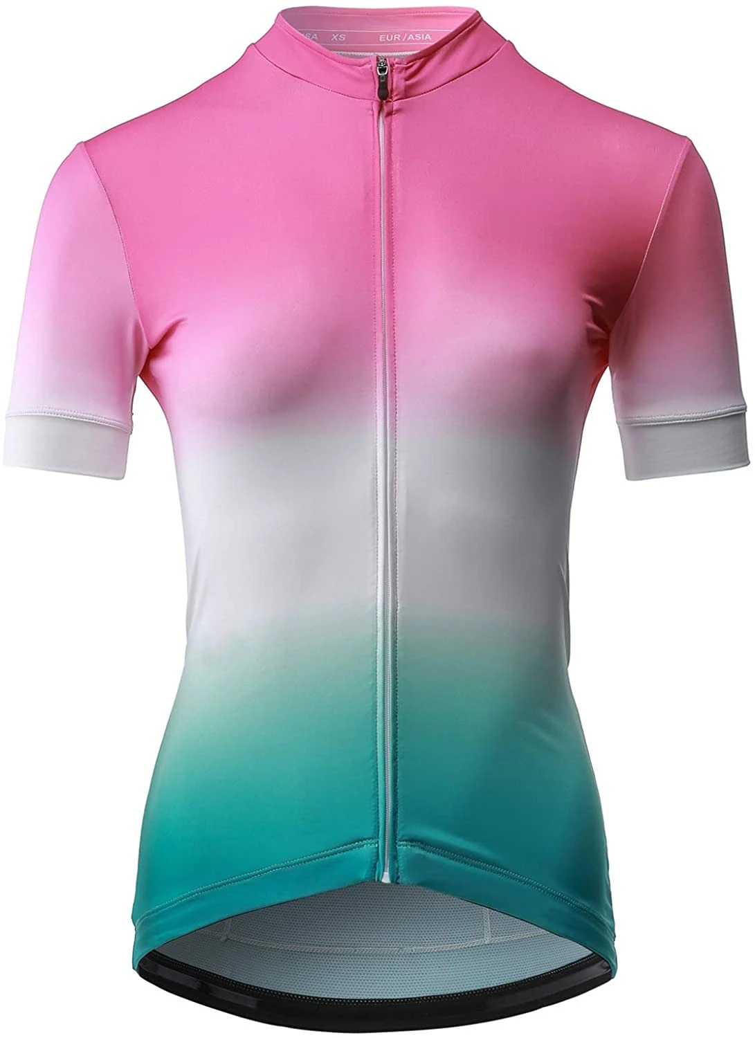 

GIERTER Women's Cycling Jersey Short Sleeve Shirt High Elastic Athletic Training Sports T-Shirt Womens Summer Tops