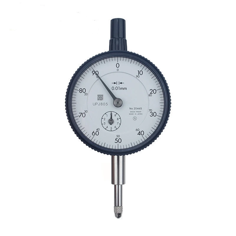 

CNC Mitutoyo tool Dial Indicator 2046S 0-10mm Meter Precise 0.01mm Resolution Indicator Mesure Instrument Dial Lever Table Gauge