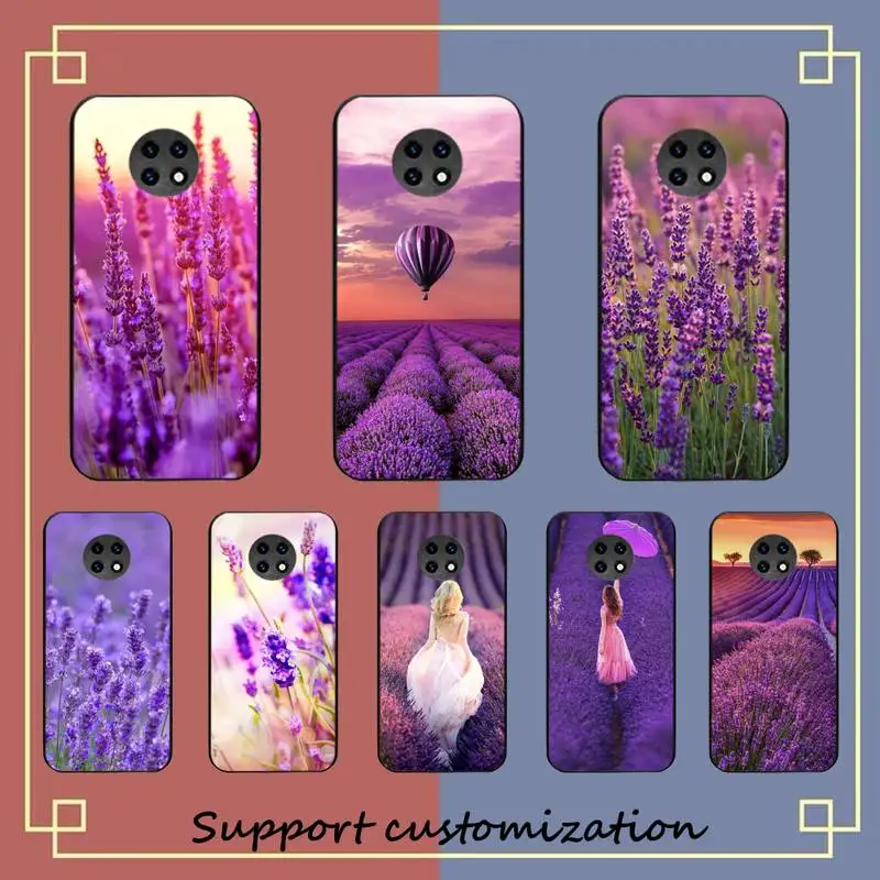 

Lavender flower Phone Case for Redmi 8 9 9A for Samsung J5 J6 Note9 for Huawei NOVA3E Mate20lite cover