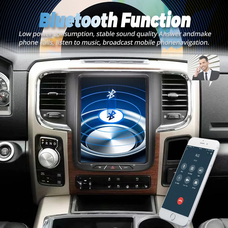 9 7-дюймовый IPS-экран Android для Dodge RAM 1500 2011-2017 автомобильный радиоприемник