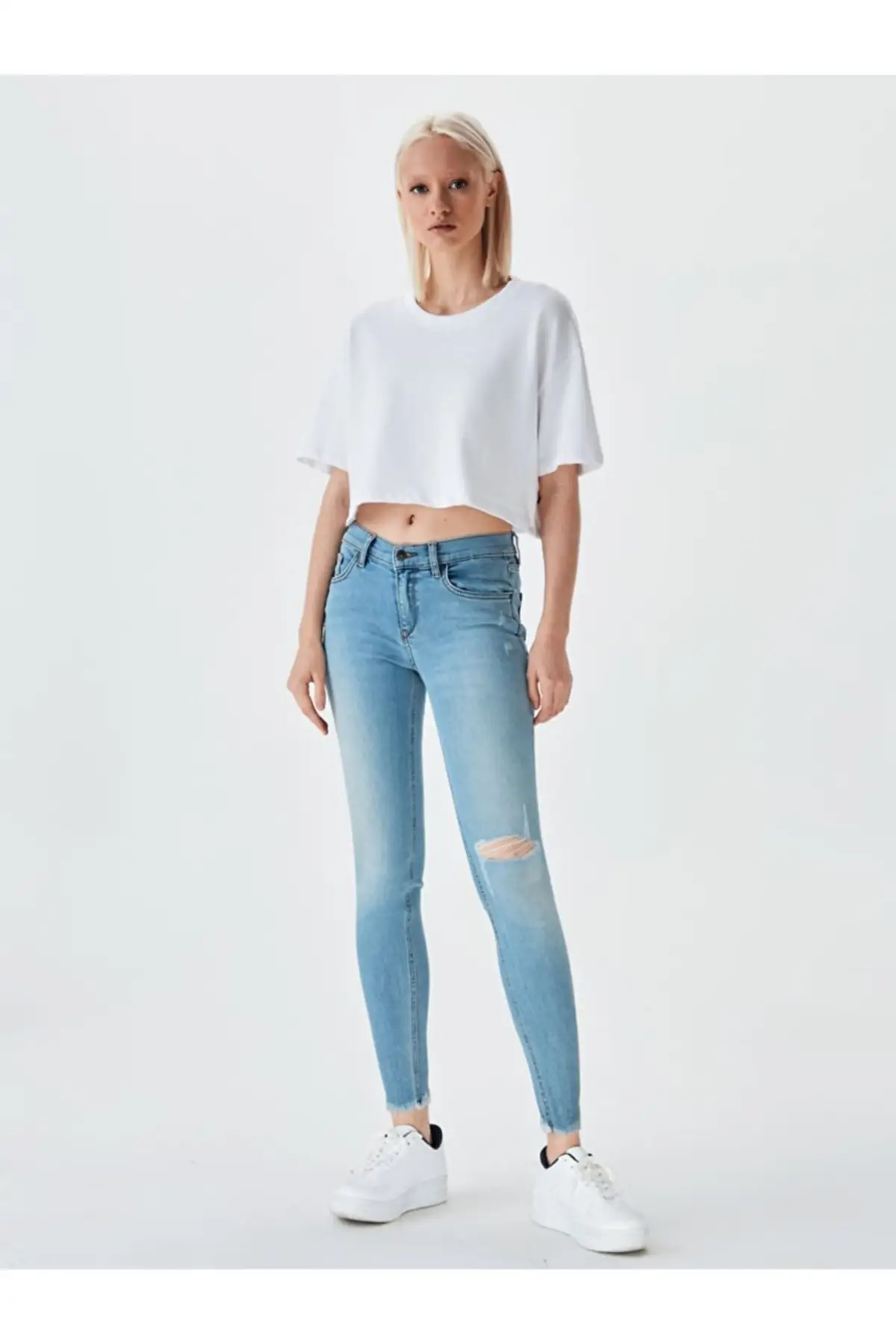 

Узкие брюки Isabella с завышенной талией