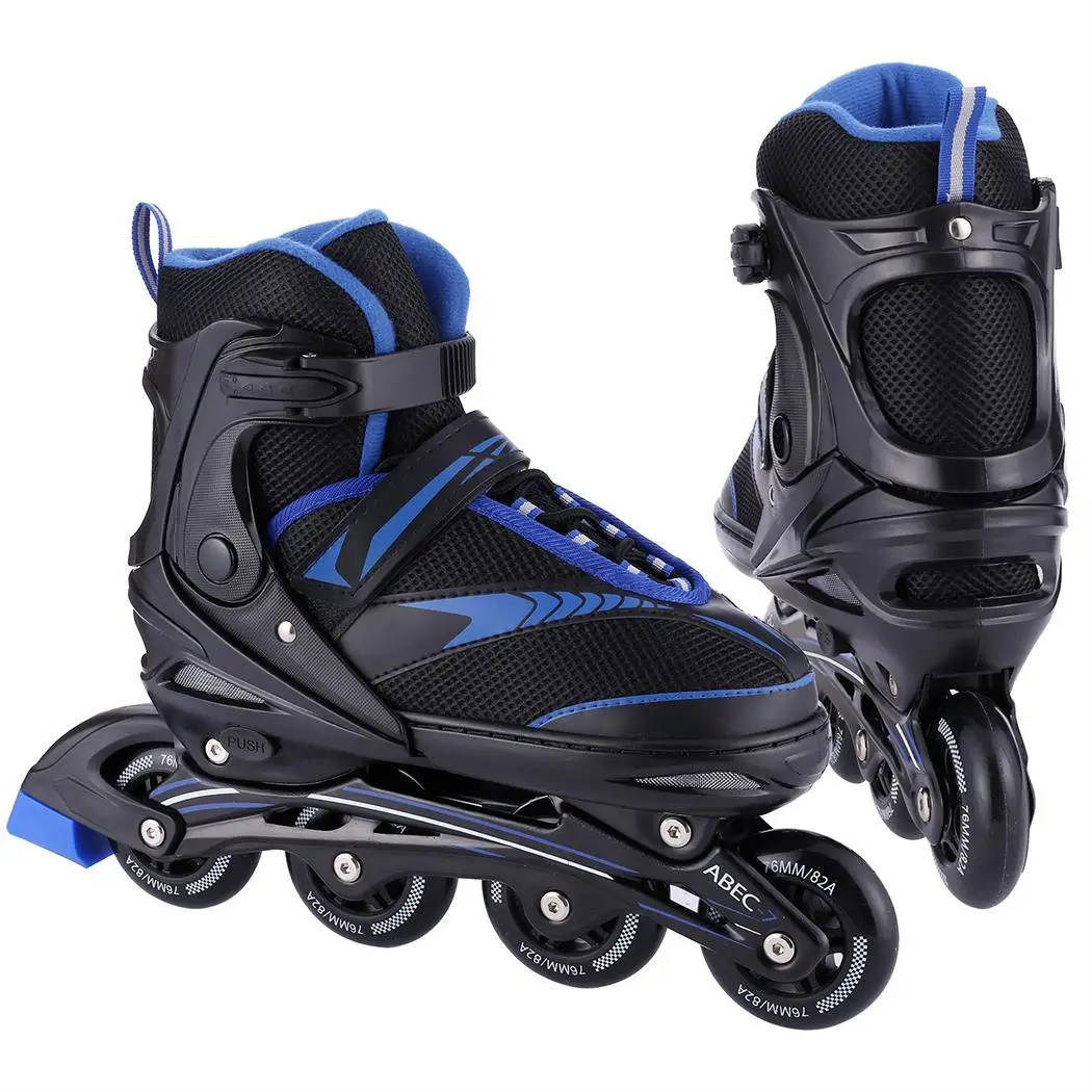 Professional Roller Skate Shoes  Adults Roller Skates Single Row Four PU Wheel Skating Shoes Roller Skating Shoes