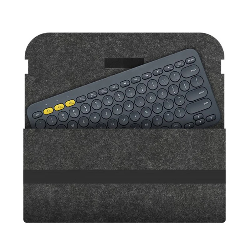 

K380 K480 Bag Sleeve Case Cover Wool Felt Storage Handbag Carrying Purse Pouch Portable Keyboard Accessories