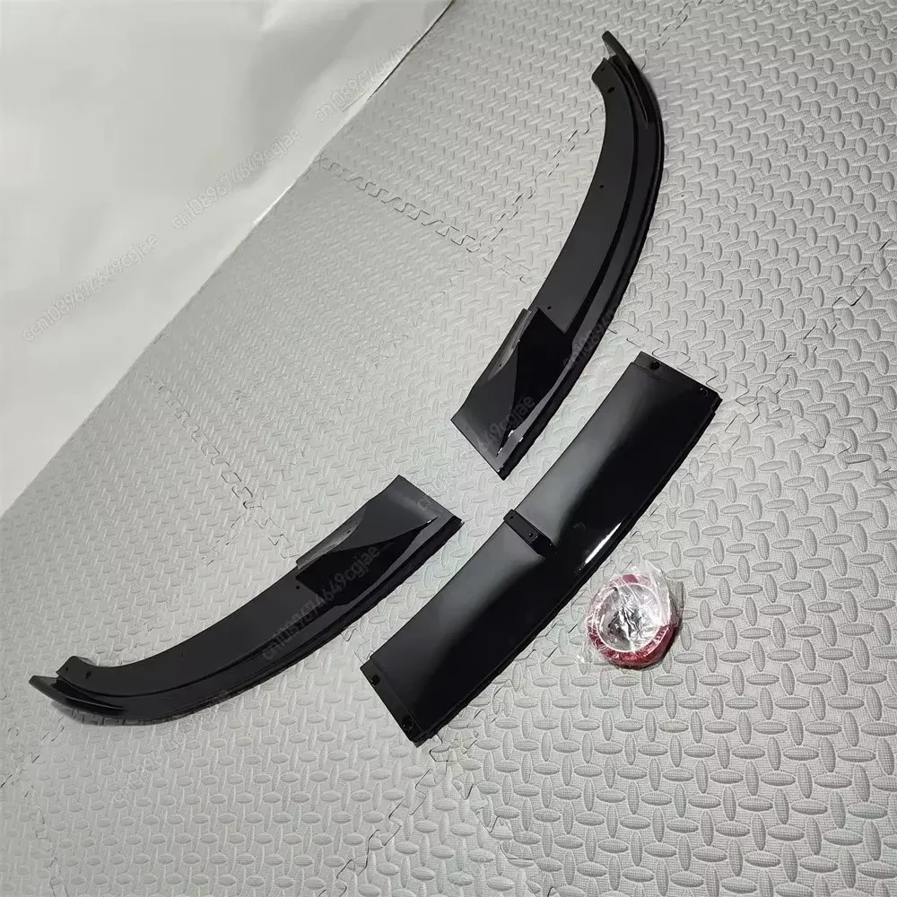 

Для BMW 5 серии E60 E61 M5 2005 2006 2007 2008 2009 2010 передний бампер сплиттер губ Gloos черный диффузор спойлер защита кузова комплекты