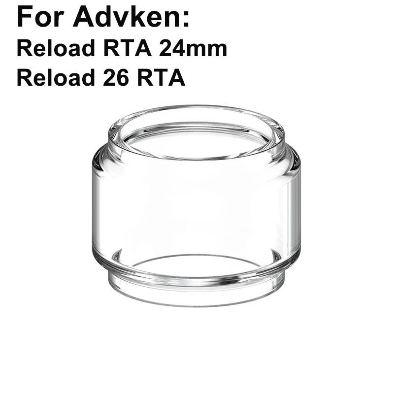 5 шт. стеклянная пузырьковая трубка для Advken Reload RTA 24 мм | Отзывы и видеообзор -1005003924880754