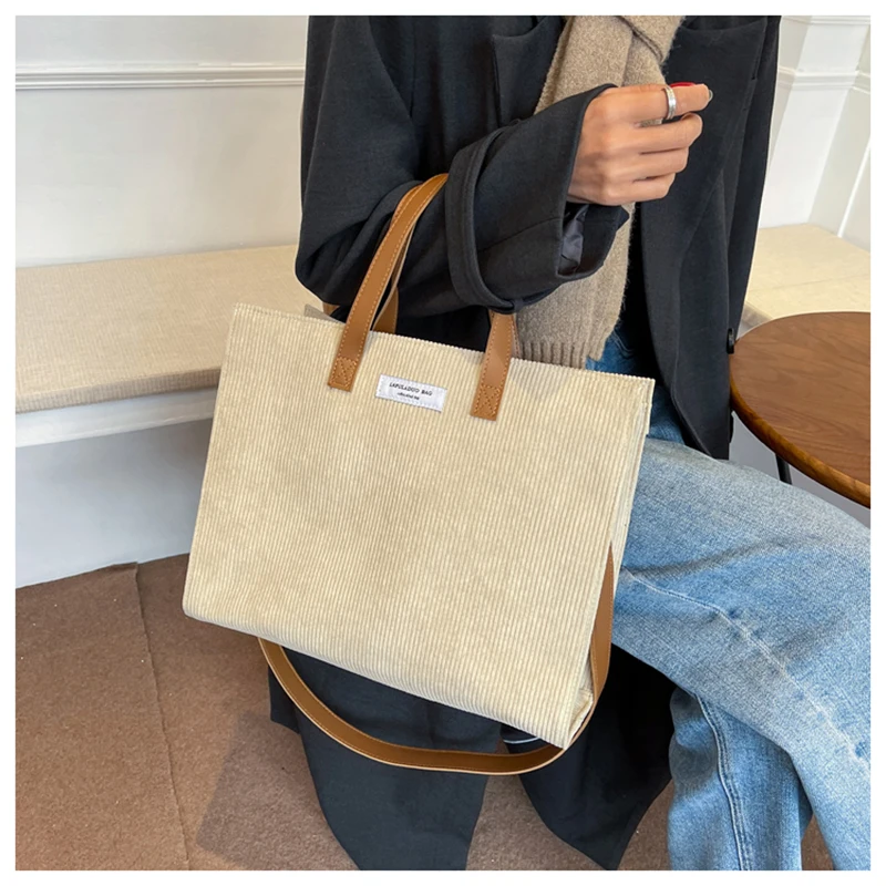 

Сумки для офиса, Женская Вельветовая сумка через плечо, Женская винтажная сумка-шоппер, сумки для покупок, женские сумки, Winte 2022