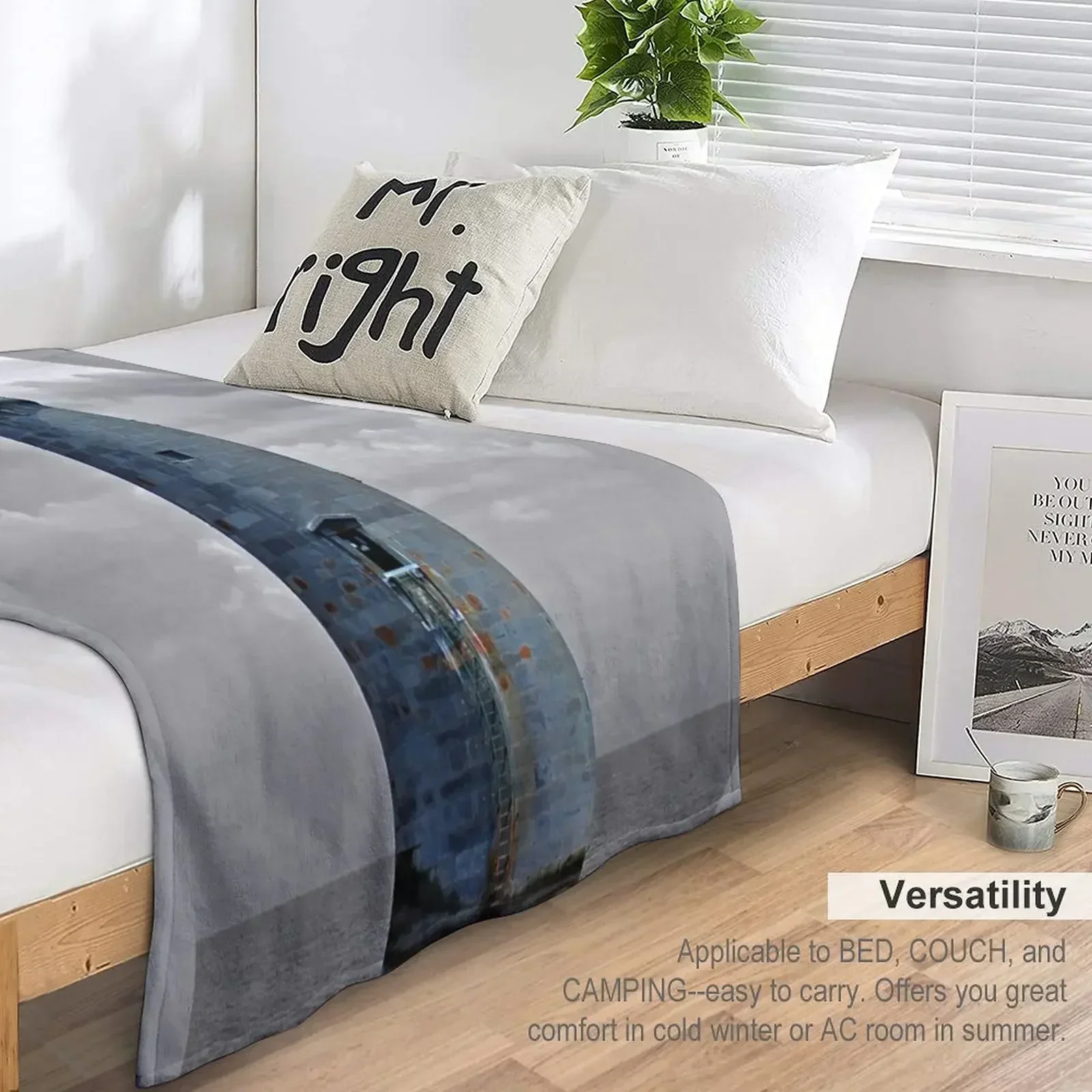 Одеяло Minot Light - Scituate Massachusetts плюшевые волосатые теплые одеяла для пикника