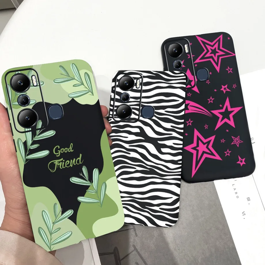 Мягкая силиконовая задняя крышка из ТПУ для телефона Infinix Hot 20 Hot20 Funda Hot20i X6826