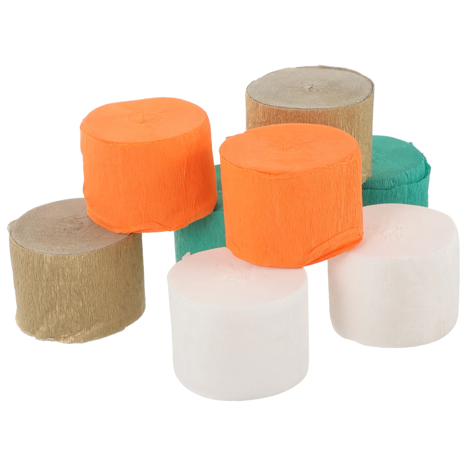 

8 Rolls Crepe Paper Pull Flower Ribbon Streamers Party Convenient Wedding Props Ceremony Decorations Indoor