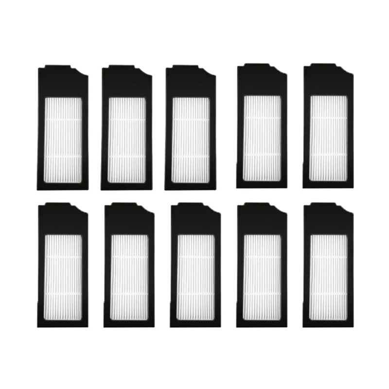 

10 Pcs Vacuum Cleaner HEPA Filter Elements For Ecovacs X1 Turbo Omni Robot Vacuum Cleaner Replacement Spare Parts