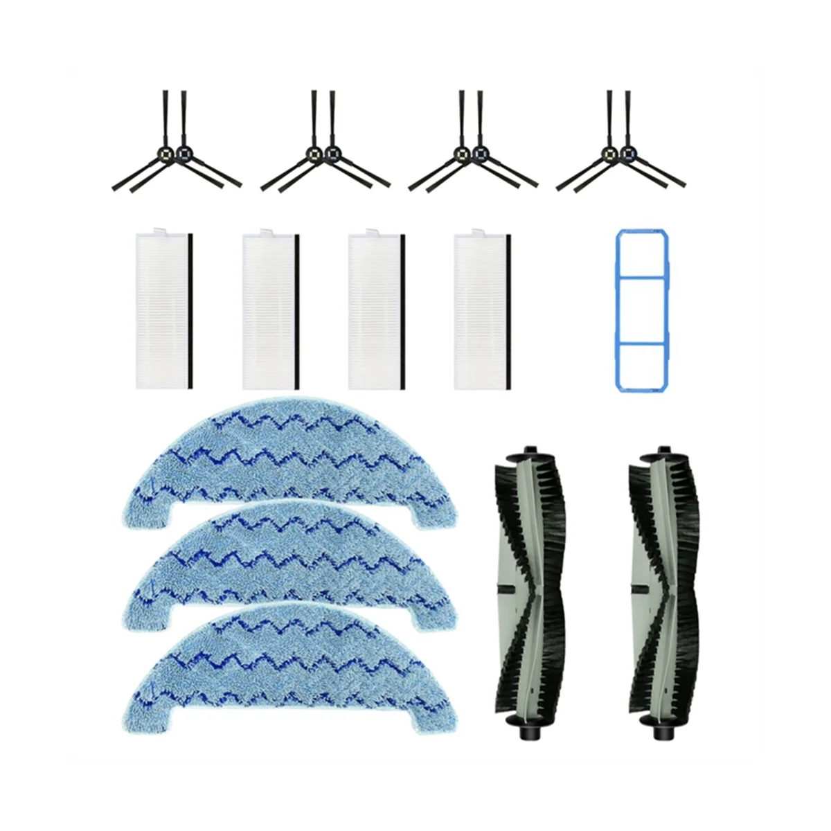 

Roller Main Brush Side Brush HEPA Filter Mop Cloth for X787 A7 A9 A9S X800 X785 Robotic Vacuum Cleaner Parts A