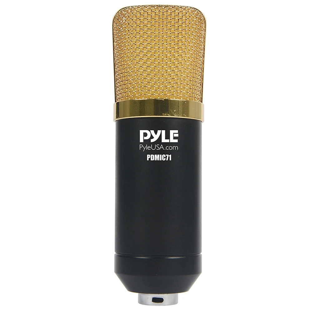 

PDMIC71 - Cardioid Condenser Microphone Kit - Pro Audio Large Diaphragm Condenser Mic with Shock Mount, XLR Audio Cable