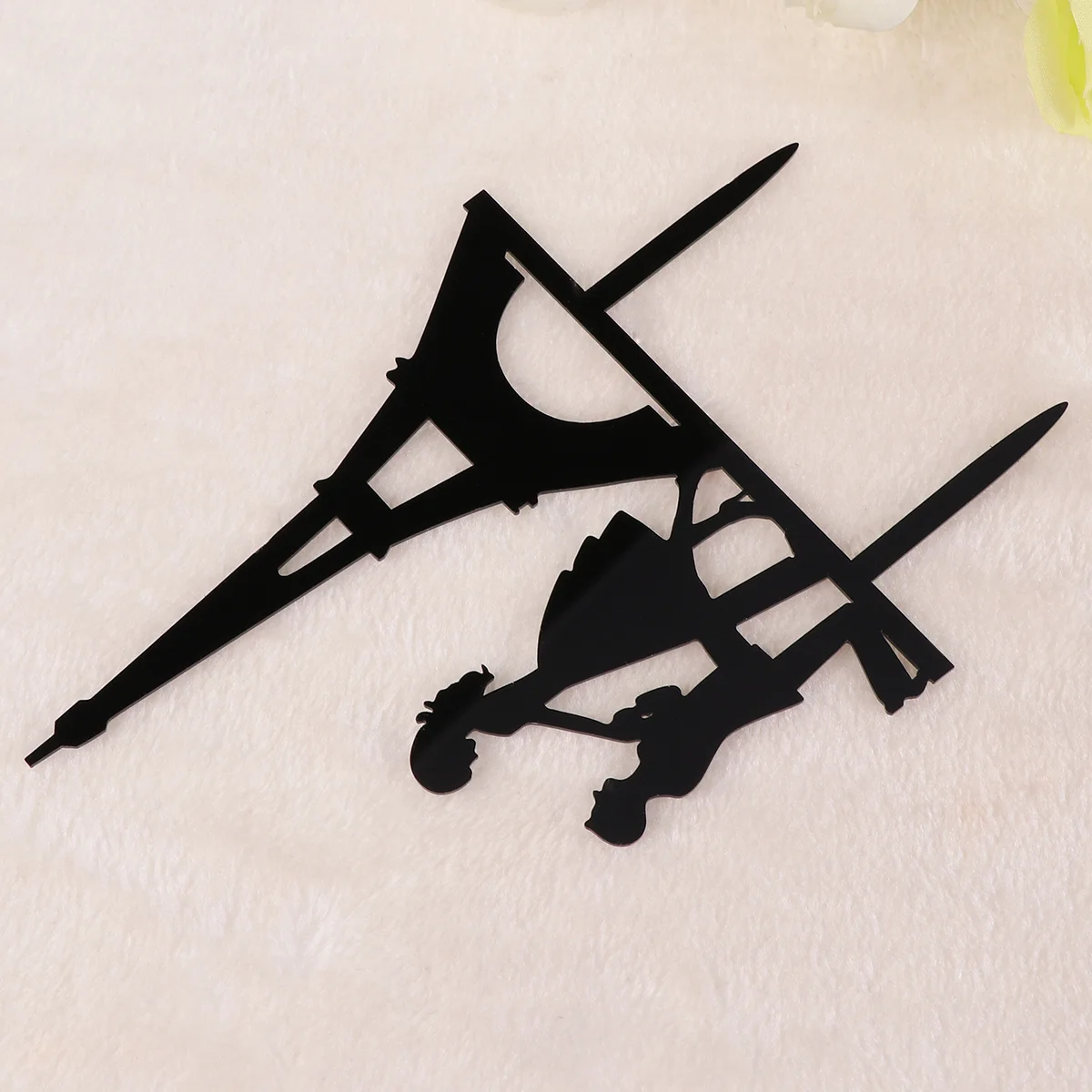 

1 pc Bride and Groom Mr and Mrs Black Cupcake Decor for Wedding
