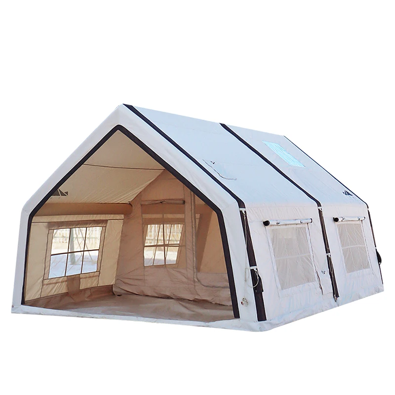 Надувная палатка водонепроницаемая УФ-защита для отдыха на открытом воздухе и