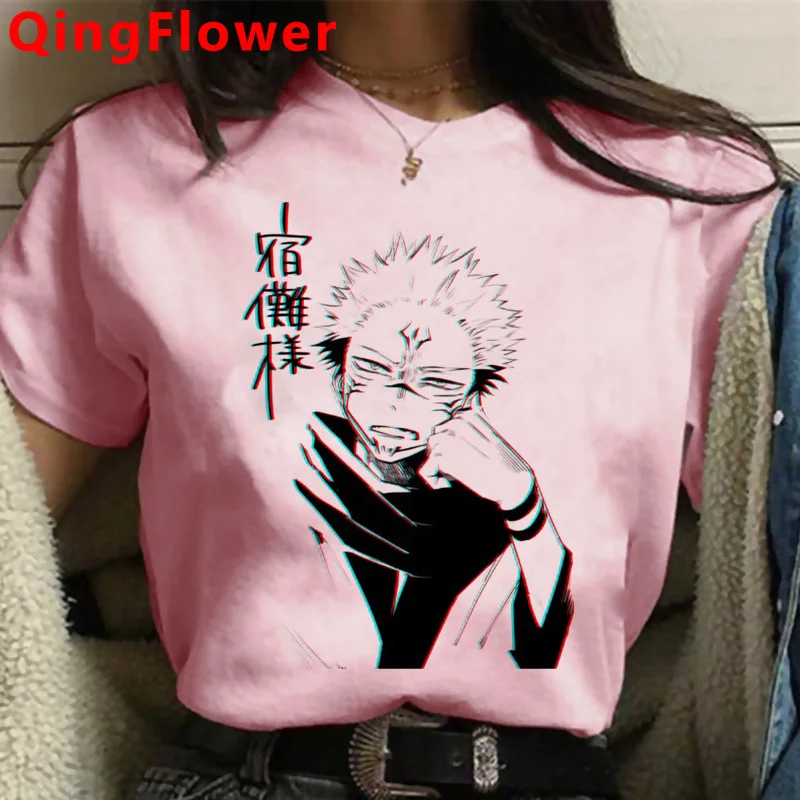 

Юютсу кайсен юцзи итадора Женская парная японская версия одежда Харадзюку футболка Графические футболки женская уличная одежда