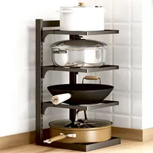 New 후라이팬 정리대 냄비 거치대 높이 조절 하부장 정리 Storage rack for Living Room Home Decor Shelf