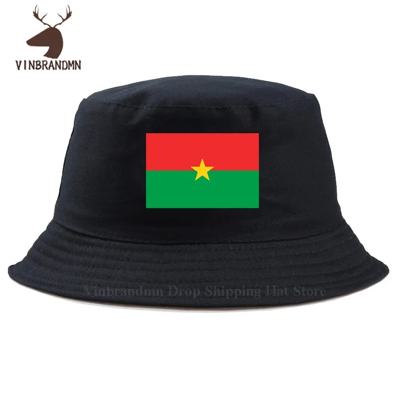 Новая модная шляпа-ведро унисекс с флагом страны Burkina Faso горячая распродажа 2022